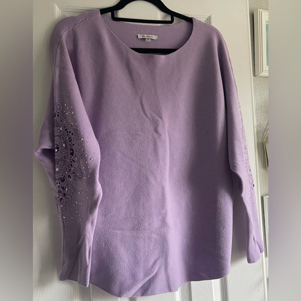 Vila Milano embellished sweater